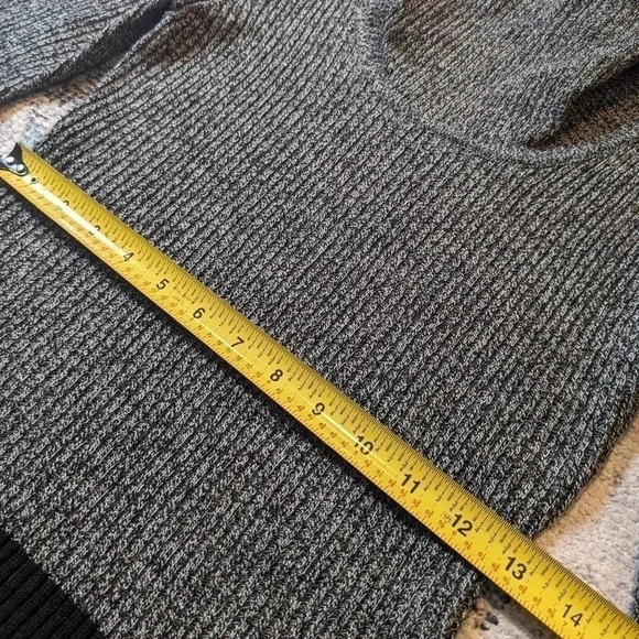 NWT By & by neck Gray/Black Stripe Sweater Dress Size Small - Picture 5 of 7